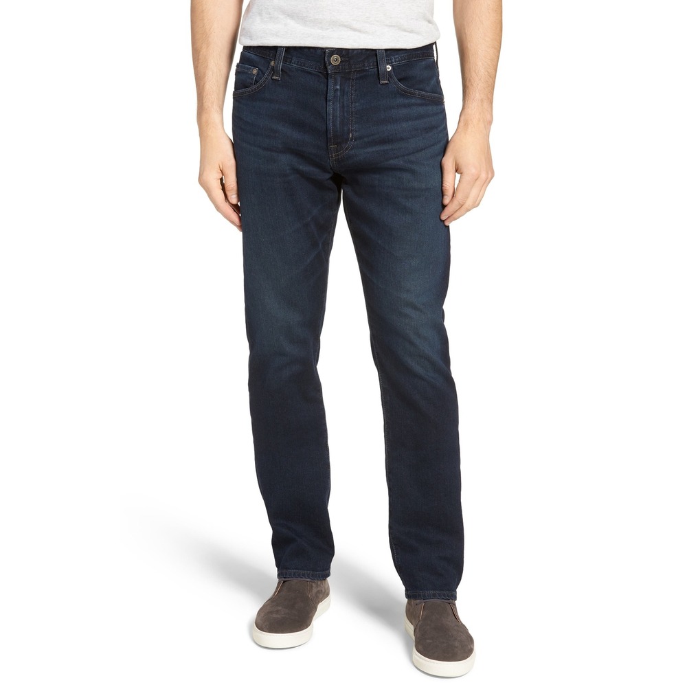 AG Adriano Goldschmied Jeans Mens Denim 360 Straight Blue 32x32 Designer